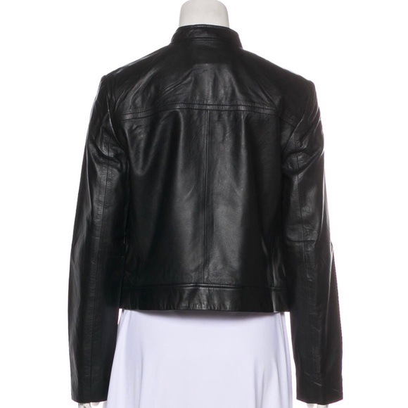 SOLD 🛍 MICHAEL Michael Kors Leather Moto Jacket - Picture 7 of 7